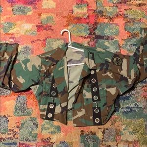 Vintage crop top jacket